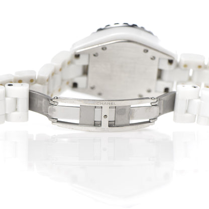 Chanel Stainless Steel Ceramic 33mm J12 Quartz Watch White 6 of 7