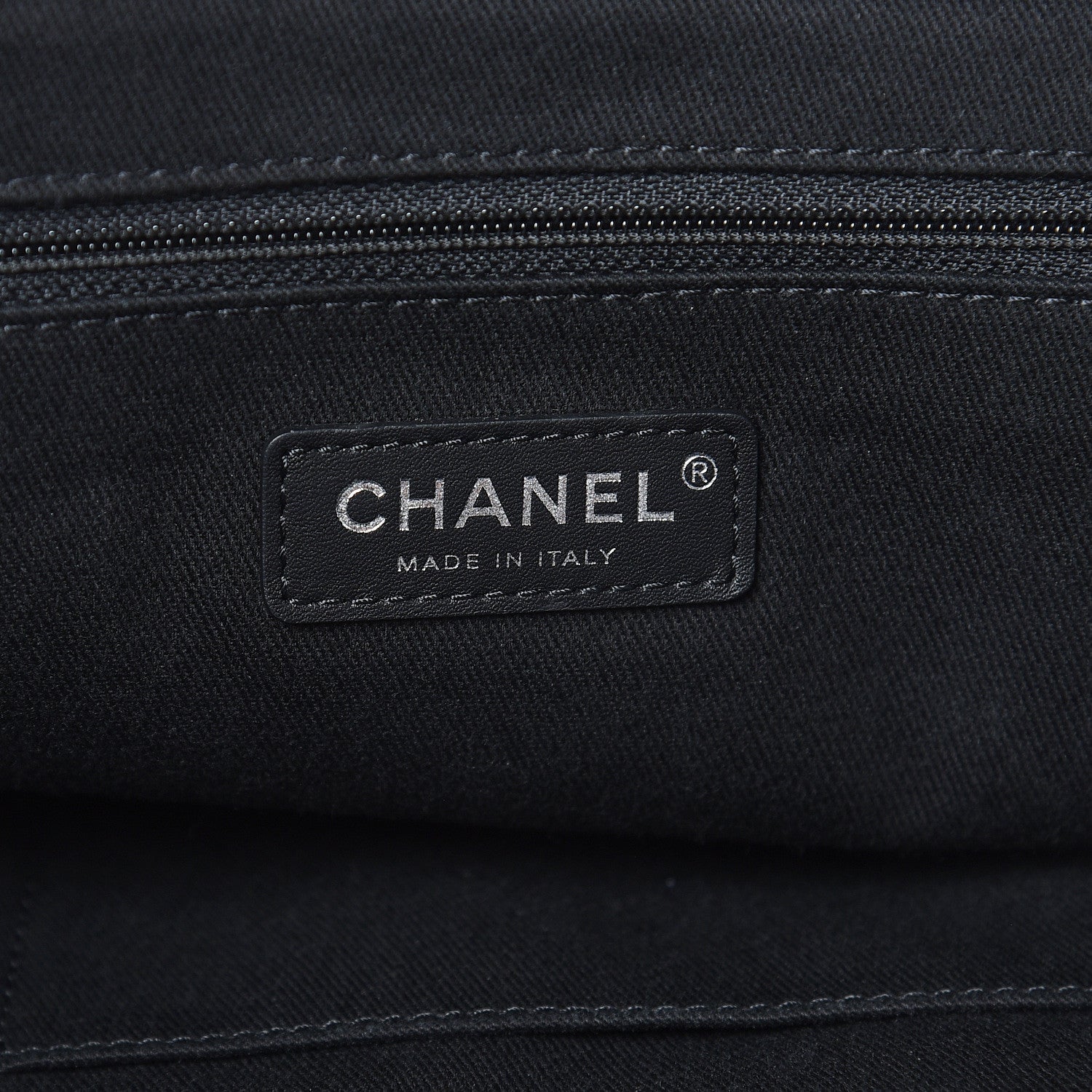 Chanel Lurex Boucle Large Deauville Tote Black 6 of 10