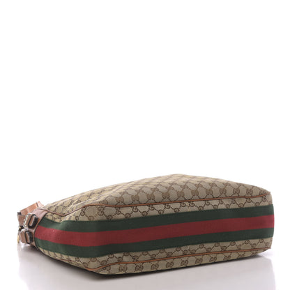 Gucci Monogram Medium Heritage Shoulder Bag Light Tobacco 4 of 13