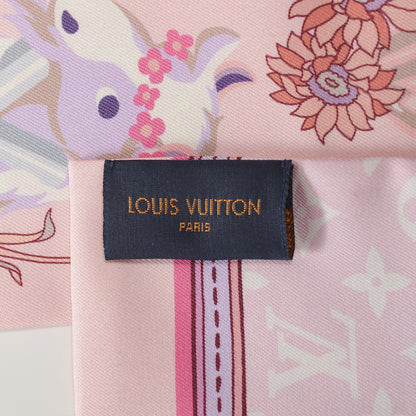 Louis Vuitton Silk Monogram Superstition Bandeau Light Pink 4 of 5