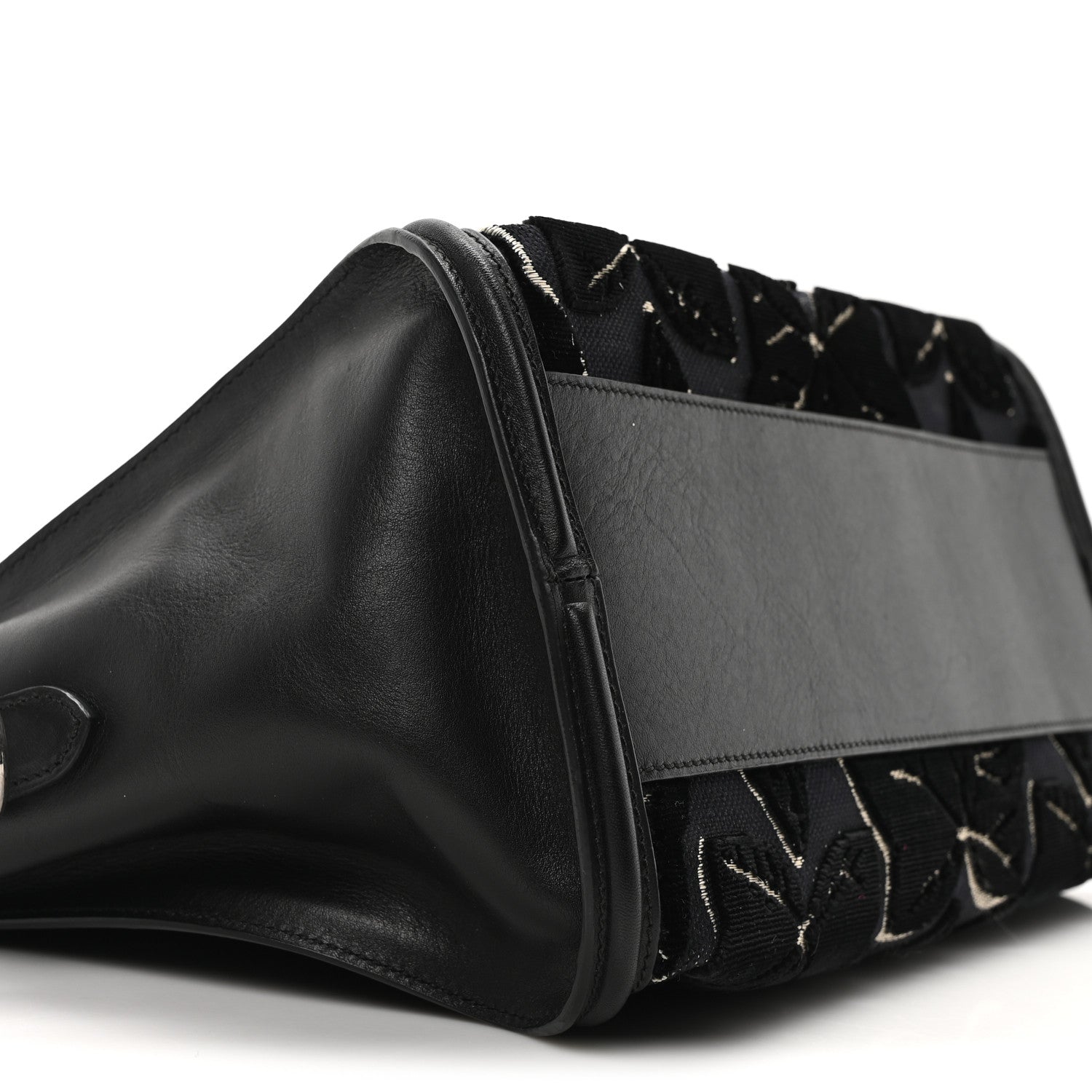 Alexander McQueen Velvet Shopper Tote Black 8 of 9