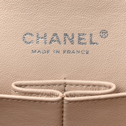 Chanel Lambskin Quilted Medium Double Flap Beige 6 of 22
