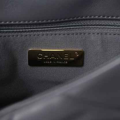 Chanel Lambskin Quilted Medium Chanel 19 Flap Dark Grey 8 of 9