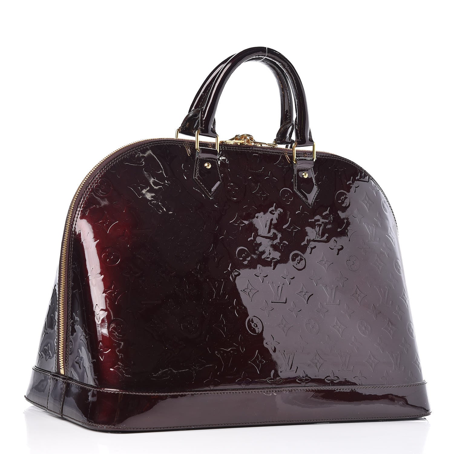 Louis Vuitton Vernis Alma GM Amarante 3 of 13