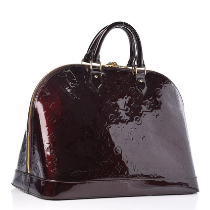 Louis Vuitton Vernis Alma GM Amarante 3 of 13