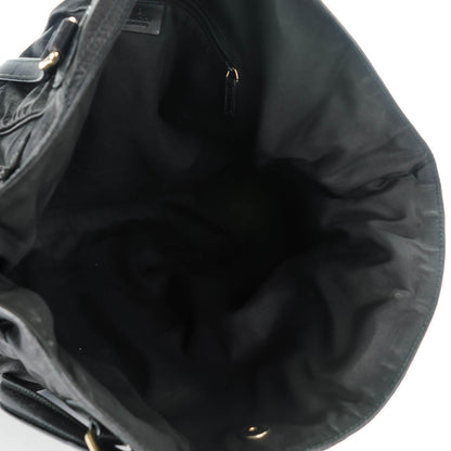 Gucci Calfskin Large Full Moon Tote Black 7 of 9