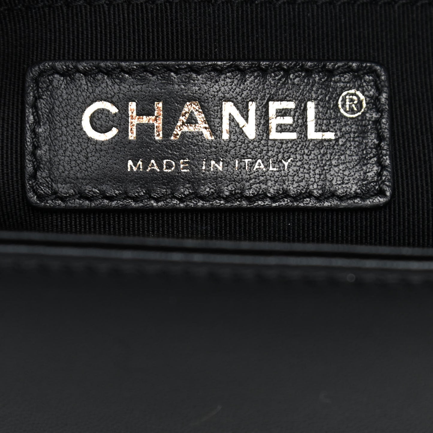 Lambskin Quilted Medium Boy Flap Black