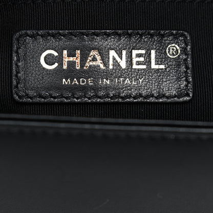 Chanel Lambskin Quilted Medium Boy Flap Black 5 of 10