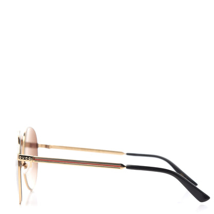 Gucci Web Aviator Sunglasses GG0138S Brown 3 of 7