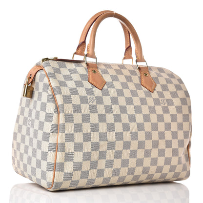 Louis Vuitton Damier Azur Speedy 30 3 of 15