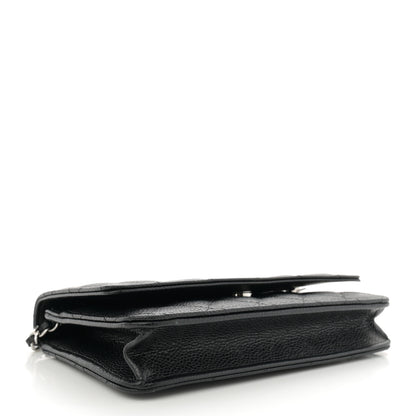Chanel Caviar Quilted Wallet on Chain WOC Black 4 of 11