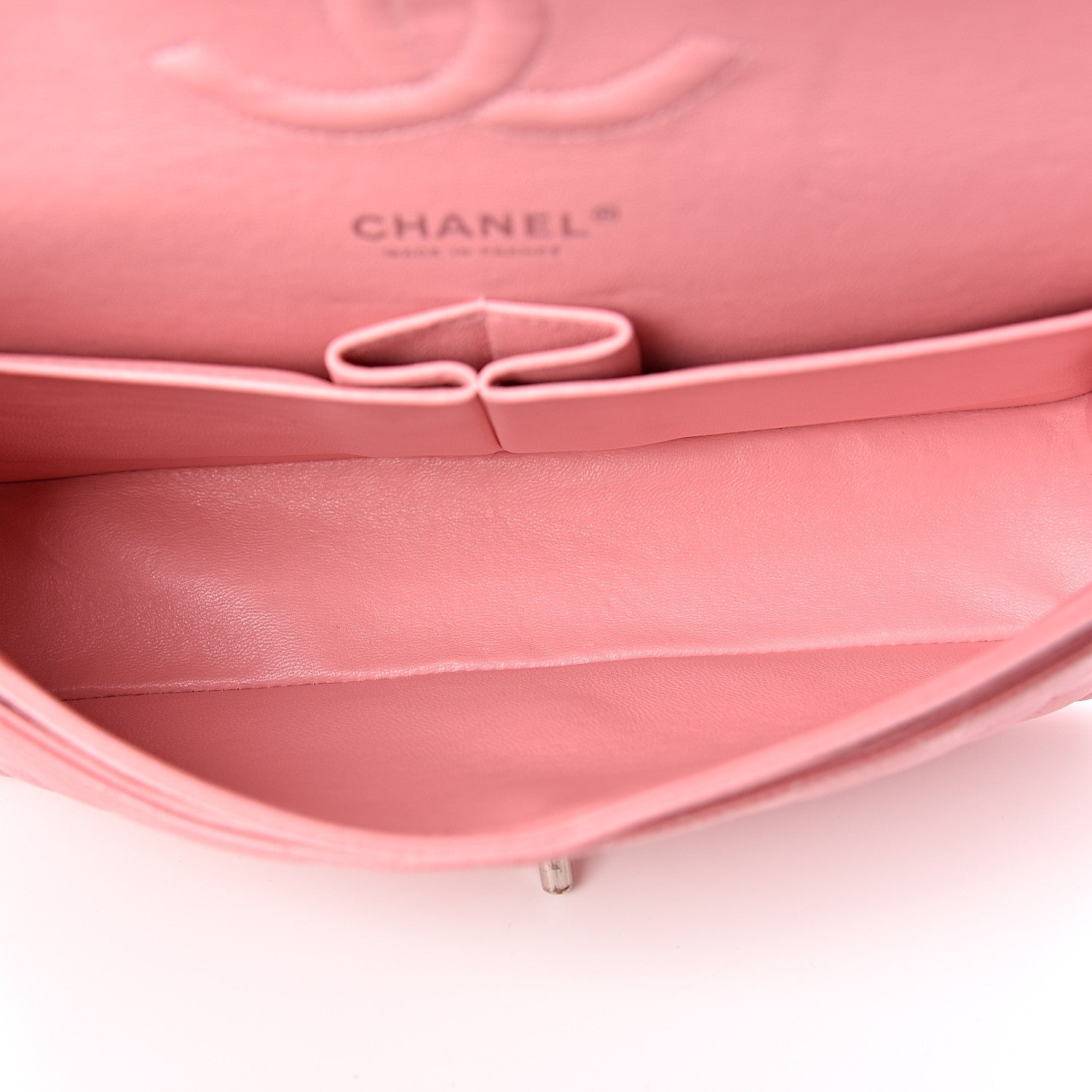 Chanel Caviar Quilted Medium Double Flap Pink 5 of 17