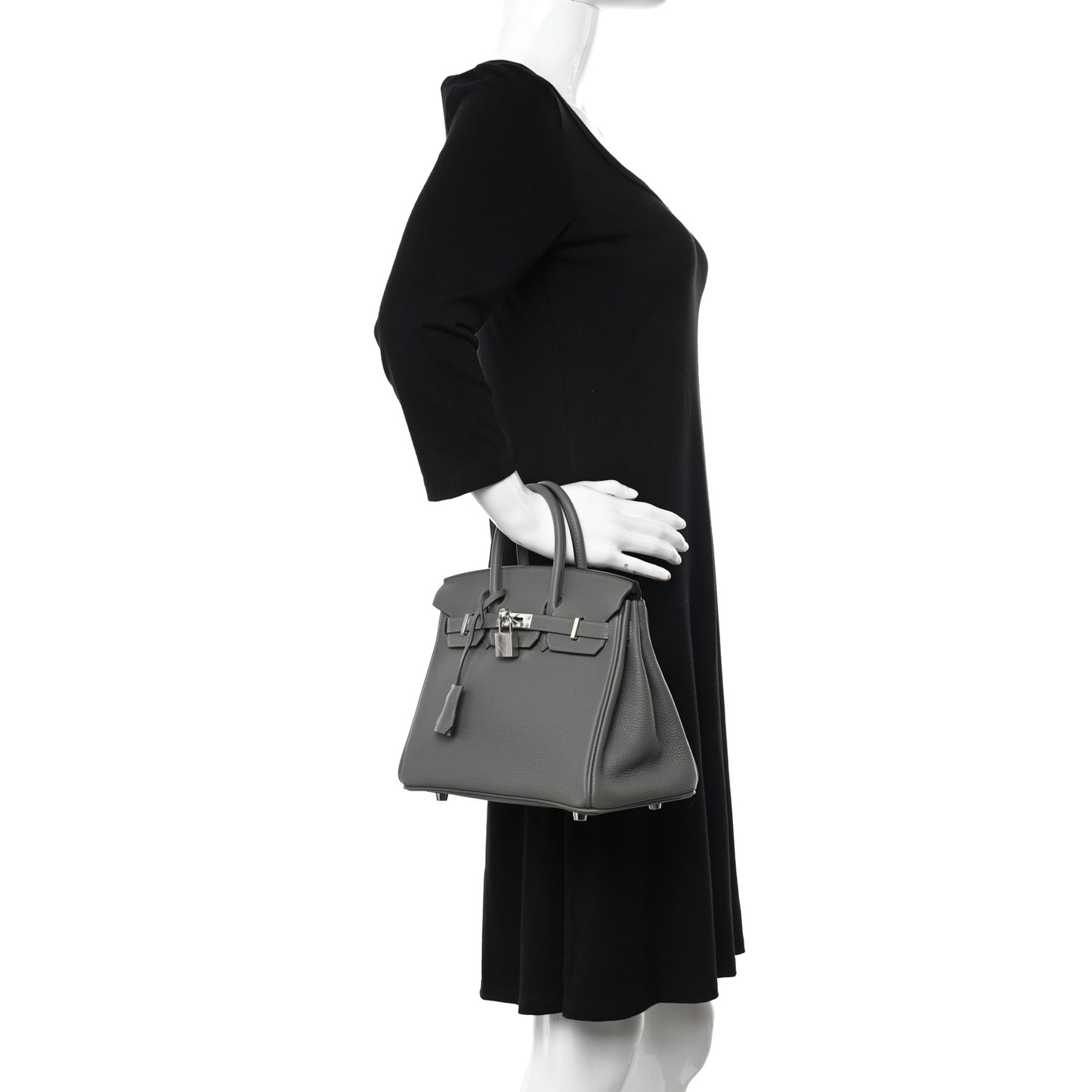 Togo Birkin 25 Gris Meyer