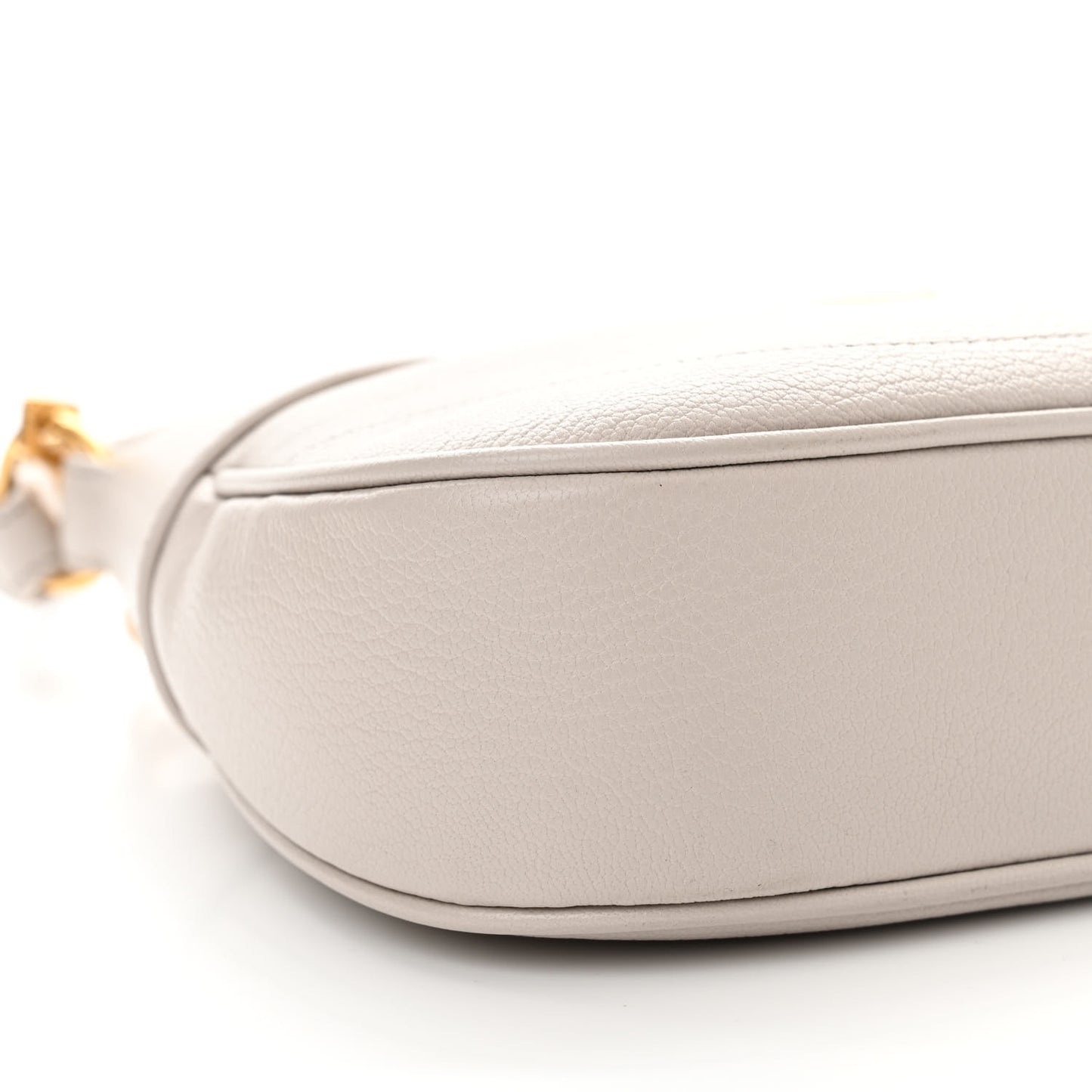 Goatskin Small Aphrodite Shoulder Bag Mystic White