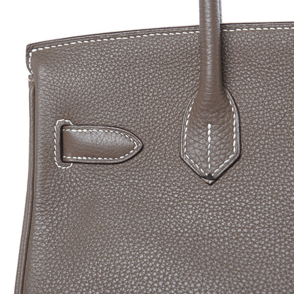 Hermes Togo Birkin 30 Etoupe 19 of 32