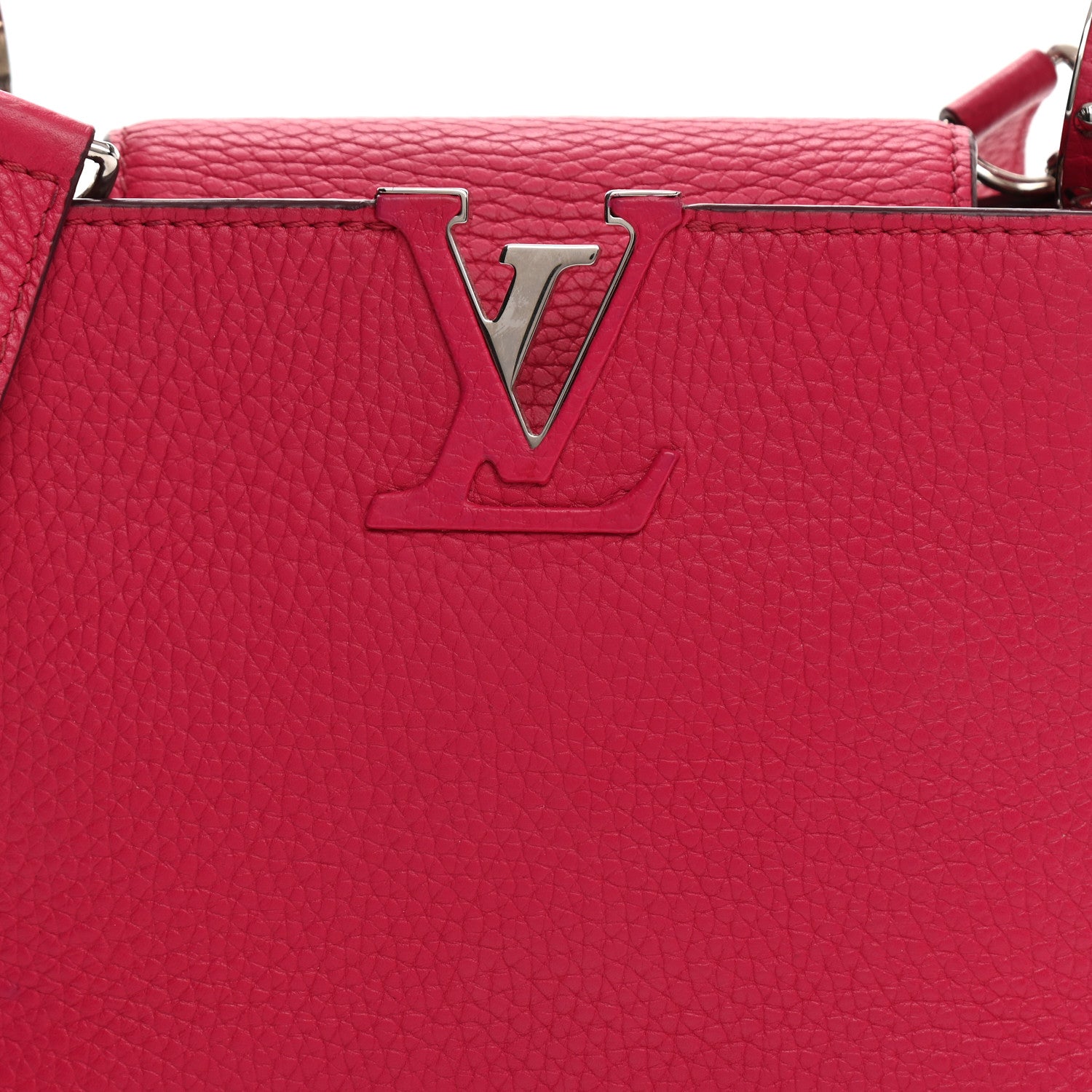 Louis Vuitton Taurillon Capucines PM Scarlet 7 of 10