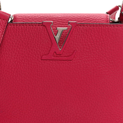 Louis Vuitton Taurillon Capucines PM Scarlet 7 of 10
