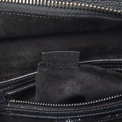 Celine Drummed Calfskin Micro Luggage Black 7 of 10