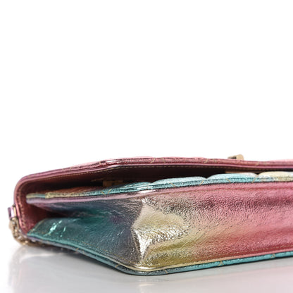 Chanel Metallic Goatskin Quilted 2.55 Reissue Wallet on Chain WOC Multicolor 6 of 11