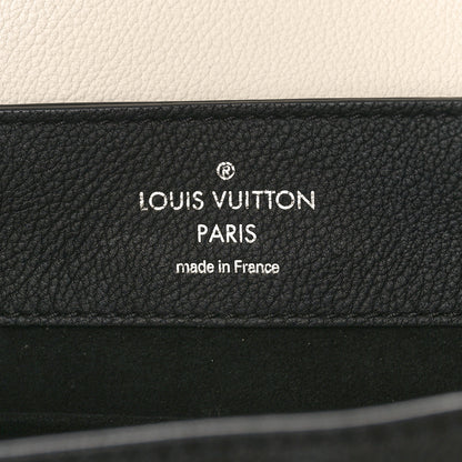 Louis Vuitton Calfskin Mechanical Flowers Lockme Backpack Black White 6 of 17