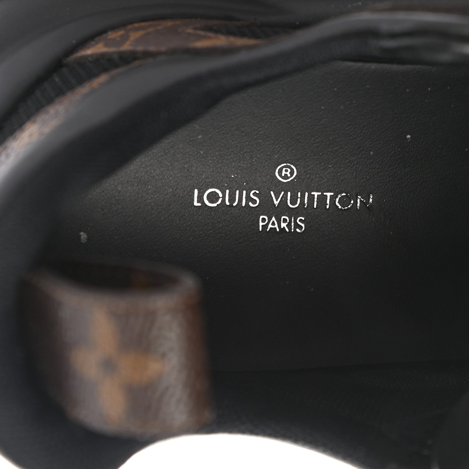 Louis Vuitton Calfskin Patent Monogram LV Archlight Sneakers 35 Black 7 of 9