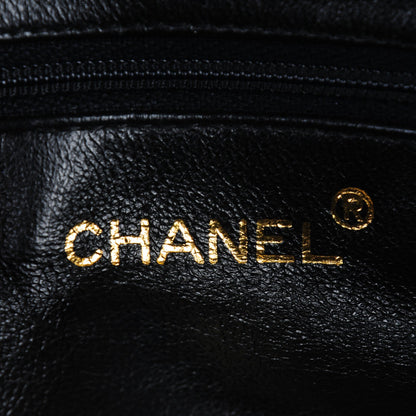 Chanel Lambskin Quilted Tassel Flap Camera Case Black 6 of 7