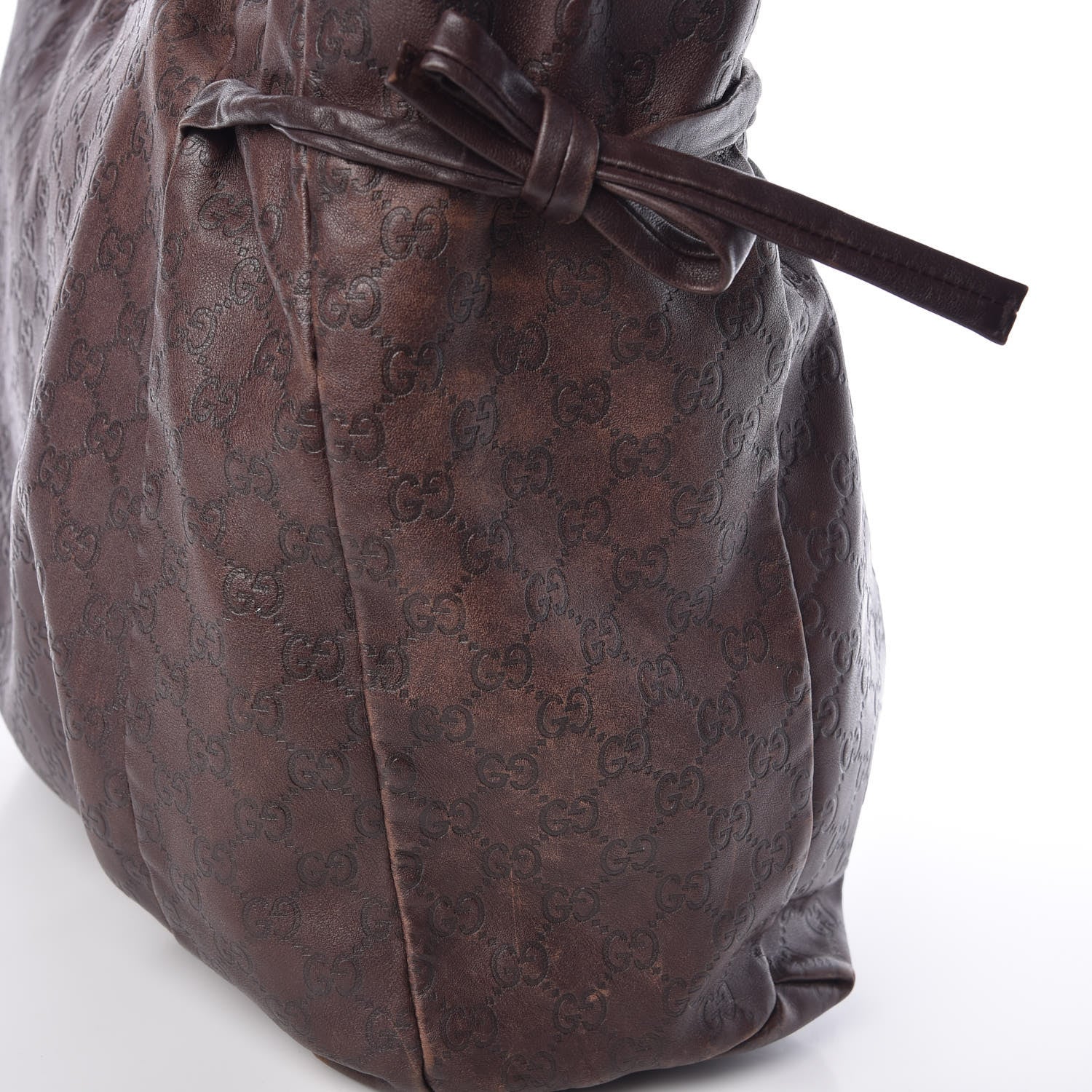 Gucci Guccissima Large Hysteria Tote Brown 10 of 13