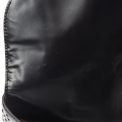 Alaia Calfskin Laser Cut Flap Tote Black 11 of 13