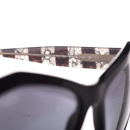 Chanel Lace Effect Sunglasses 5296 Black 6 of 7