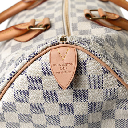 Louis Vuitton Damier Azur Speedy 35 6 of 16