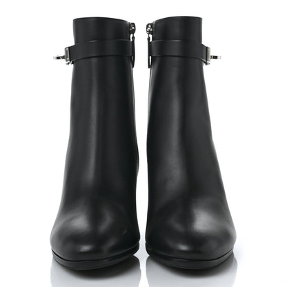 Hermes Calfskin Saint Germain Ankle Boots 37.5 Black 2 of 7