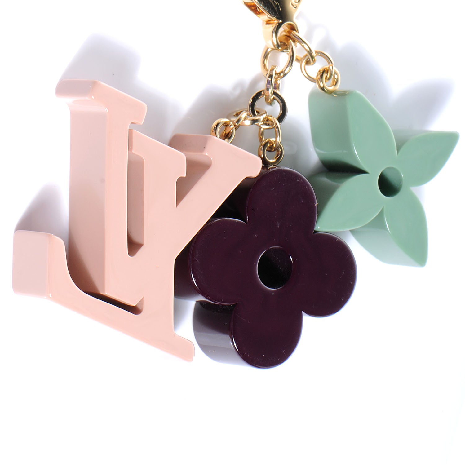 Louis Vuitton Resin Playtime Bag Charm Rose 5 of 5