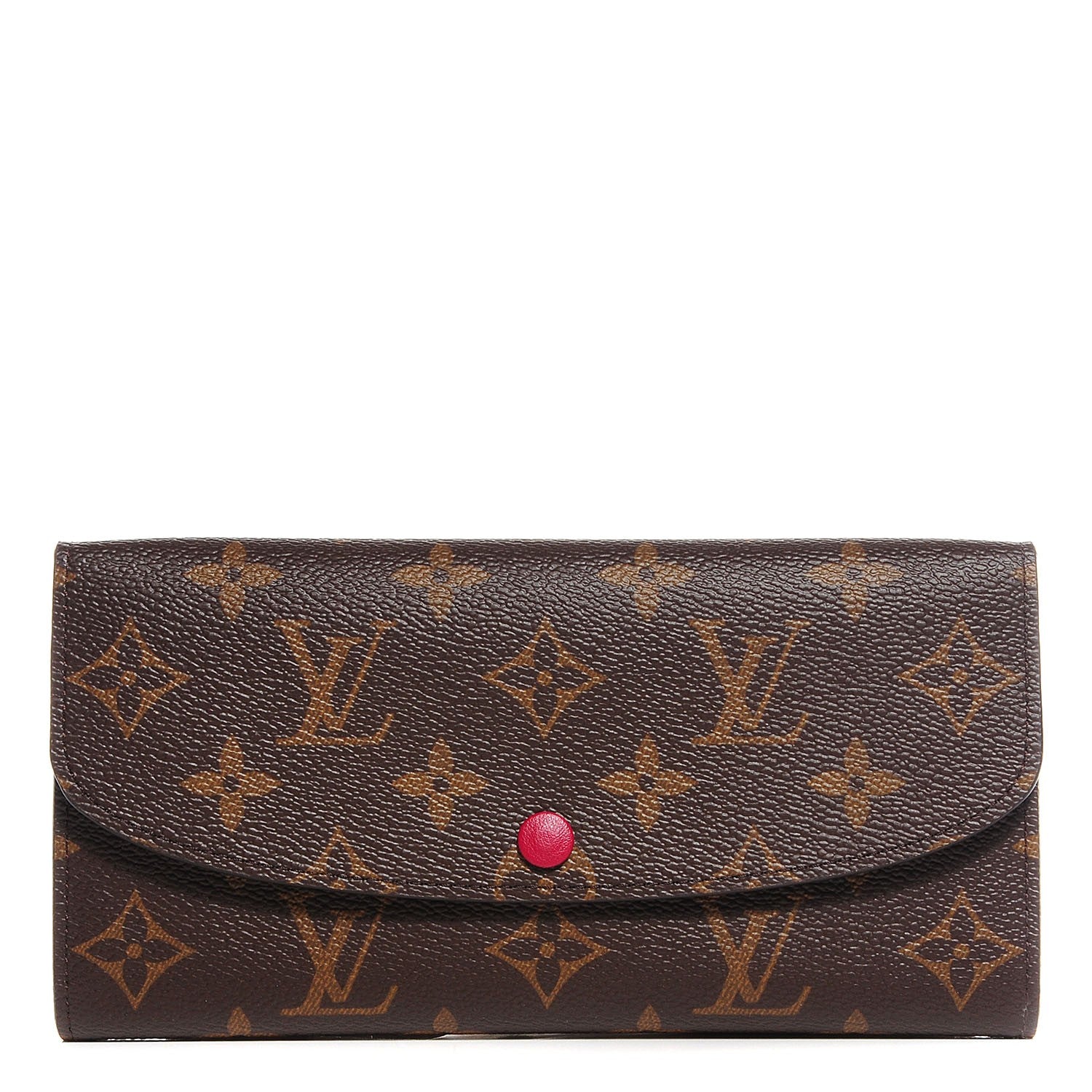 Louis Vuitton Monogram Emilie Wallet Fuchsia 1 of 7