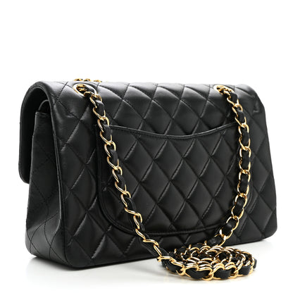 Chanel Lambskin Quilted Small Double Flap Black 3 of 10