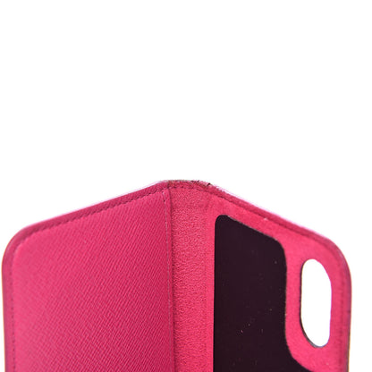 Louis Vuitton Monogram iPhone X Folio Case Rose Pop 9 of 10