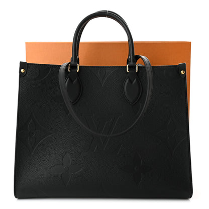 Louis Vuitton Empreinte Monogram Giant Onthego MM Black 10 of 10