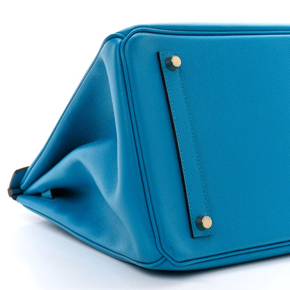 Hermes Epsom Birkin 35 Bleu Zanzibar 9 of 12