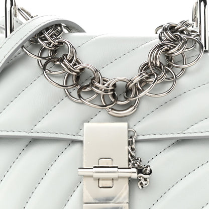 Chloe Calfskin Quilted Mini Drew Bijou Shoulder Bag Airy Grey 8 of 11