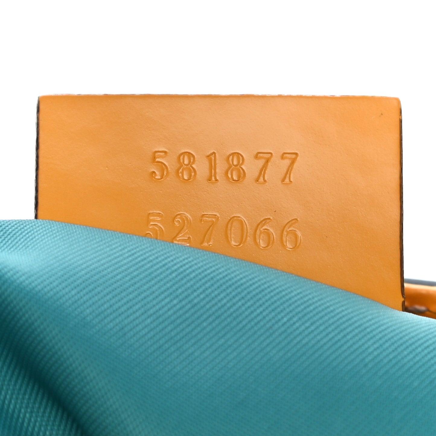 Calfskin Childrens Rainbow Tote Blue