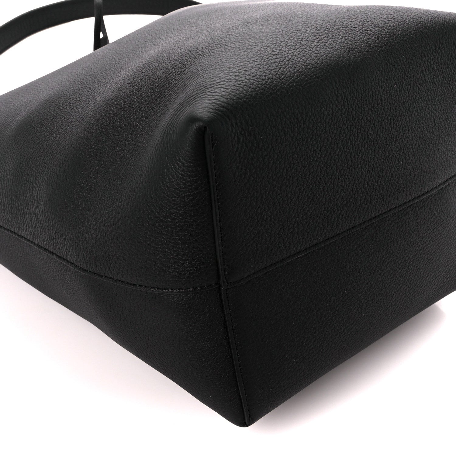 The Row Grained Calfskin Medium N/S Park Tote Black 8 of 9