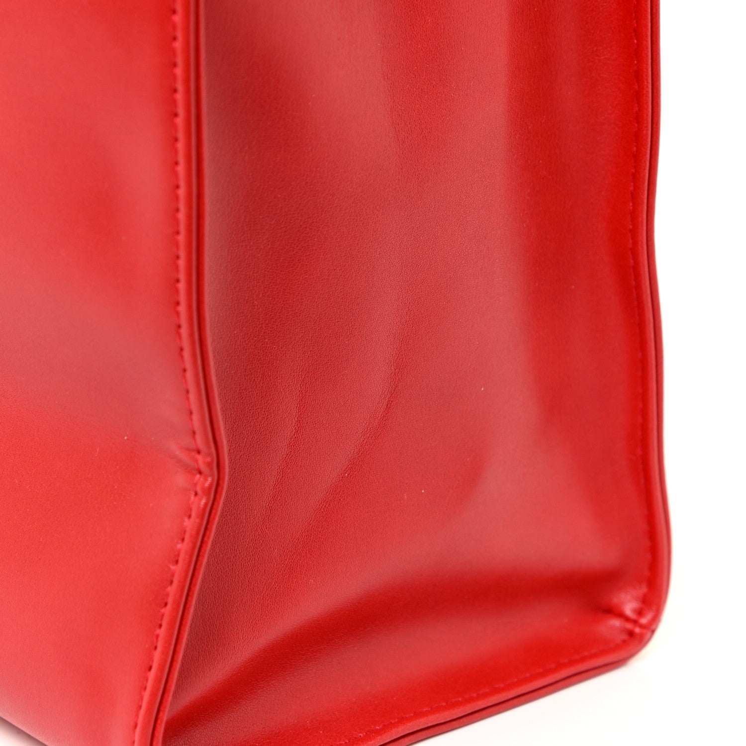 Telfar Vegan Leather Medium Shopping Bag Red 11 of 18