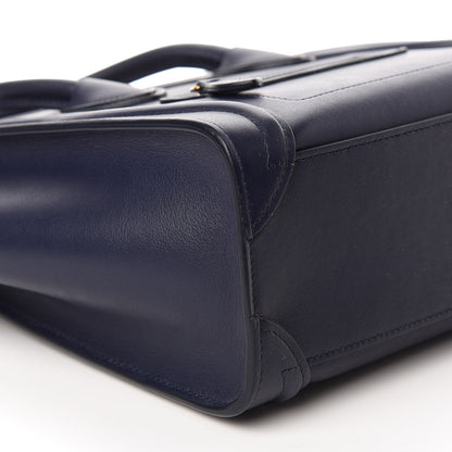 Celine Smooth Calfskin Nano Luggage Navy Blue 7 of 11