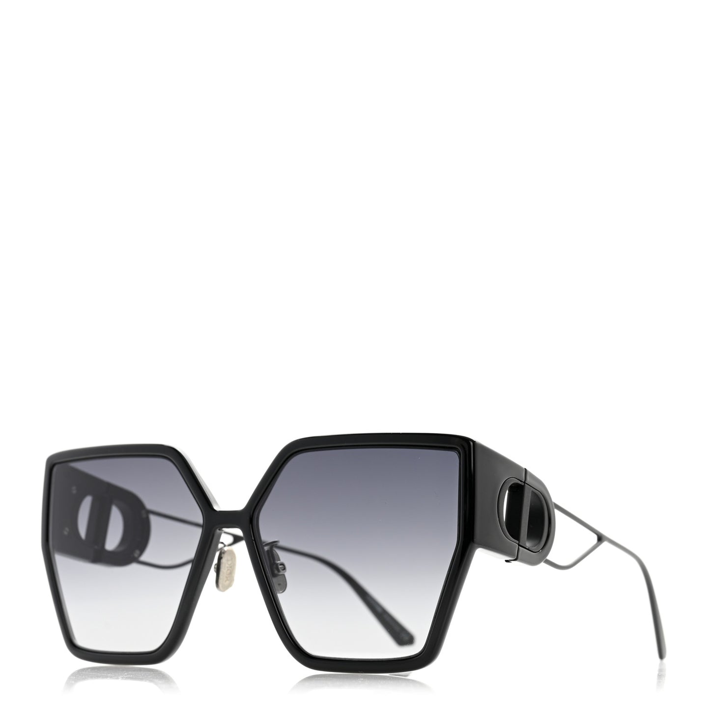 Rectangular 30 Montaigne 1 Sunglasses Black