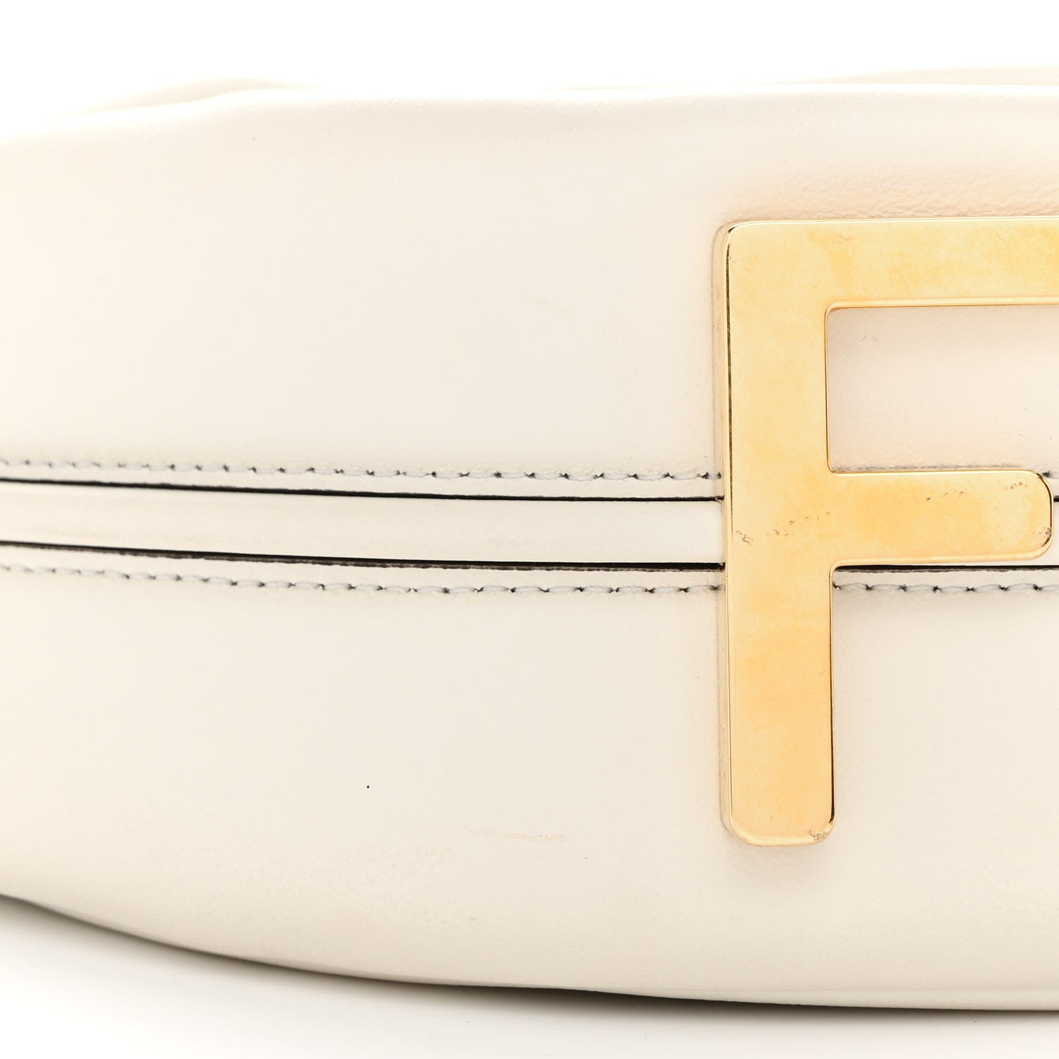Fendi Vitello Grace Matte Small Fendigraphy Hobo Bag White Ice 9 of 10