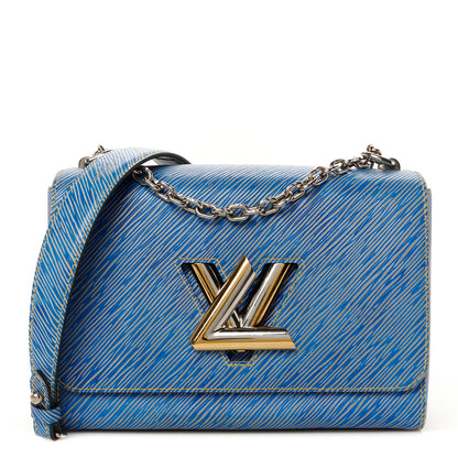 Louis Vuitton Epi Twist Shoulder Bag MM Denim Light 1 of 11