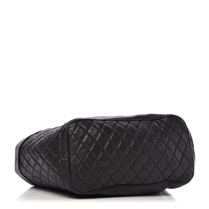Jimmy Choo Lambskin Chain Embellished Blare Tote Black 4 of 9