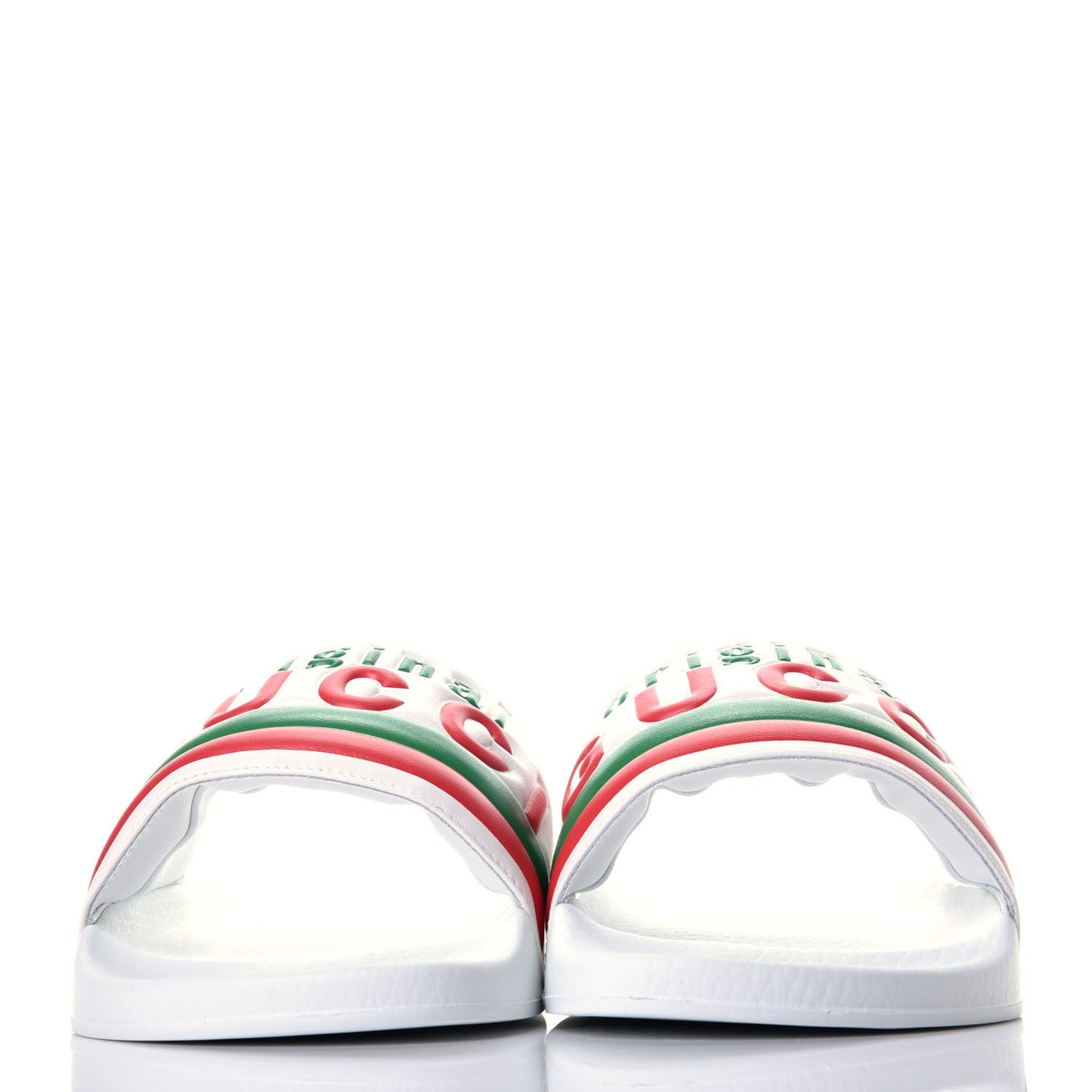Nappa Original Gucci Mens Slide Sandals 8 Great White