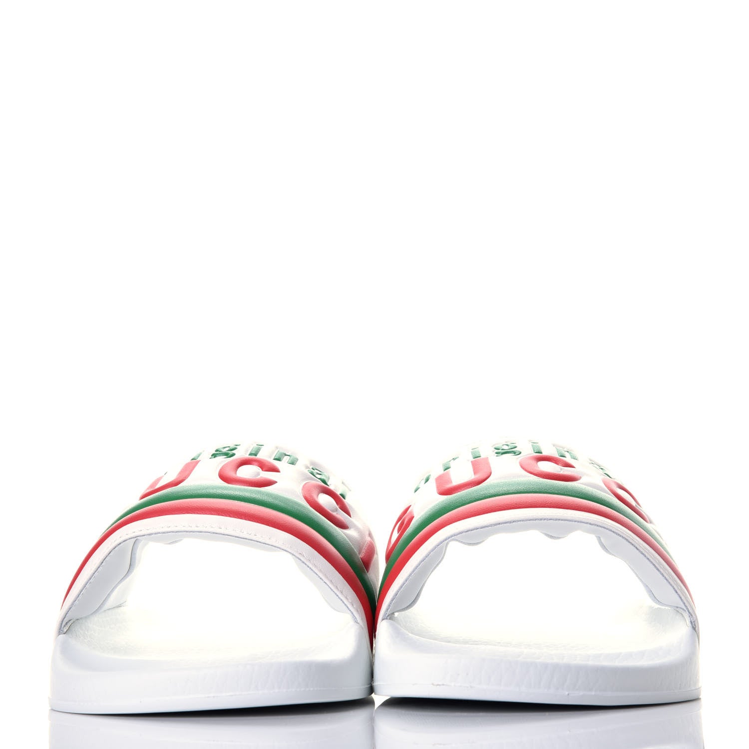 Gucci Nappa Original Gucci Mens Slide Sandals 8 Great White 2 of 7