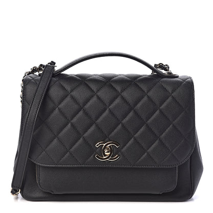 Chanel Caviar Quilted Large Business Affinity Flap Black 1 of 11