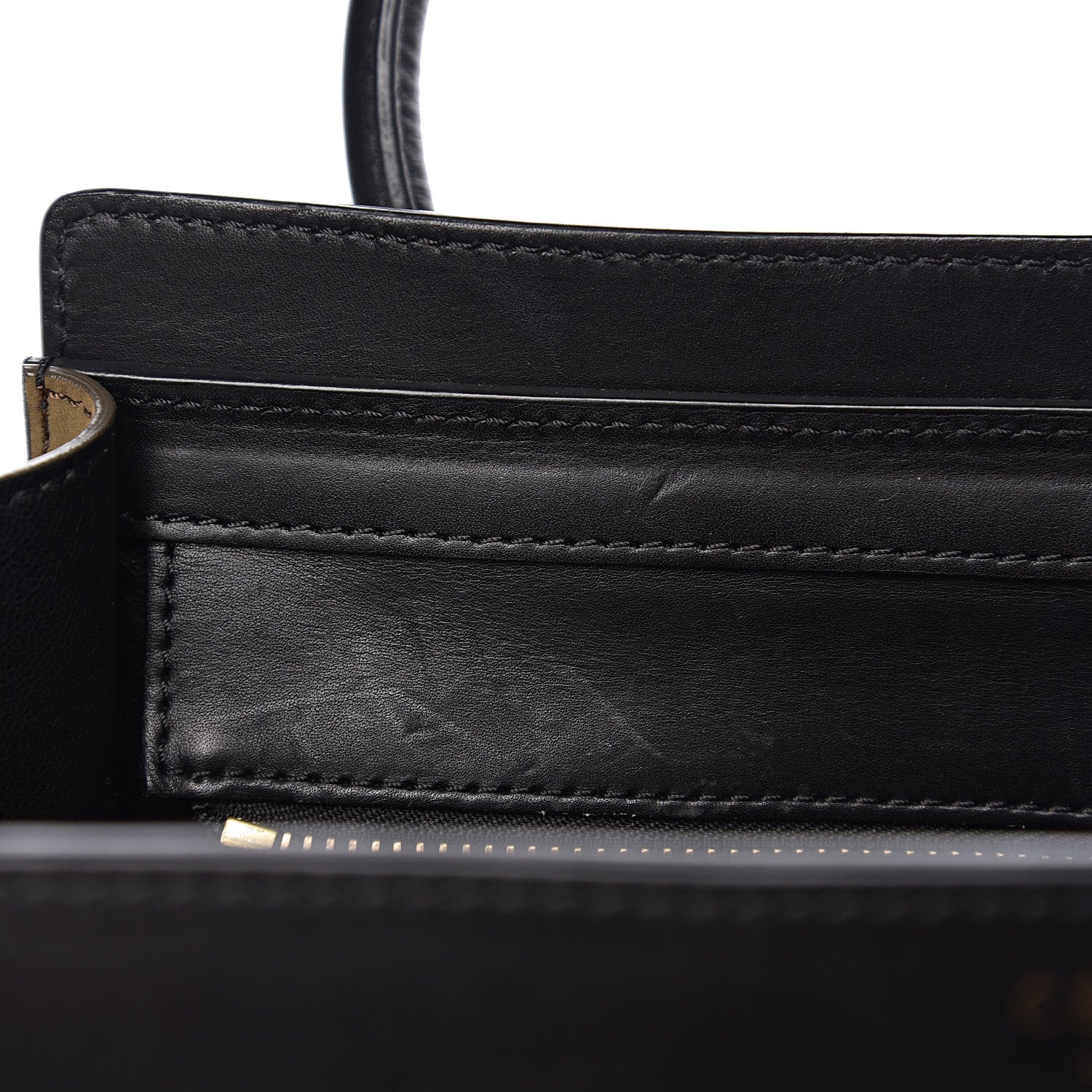 Celine Nubuck Smooth Calfskin Micro Tri-Color Luggage Olive 6 of 11